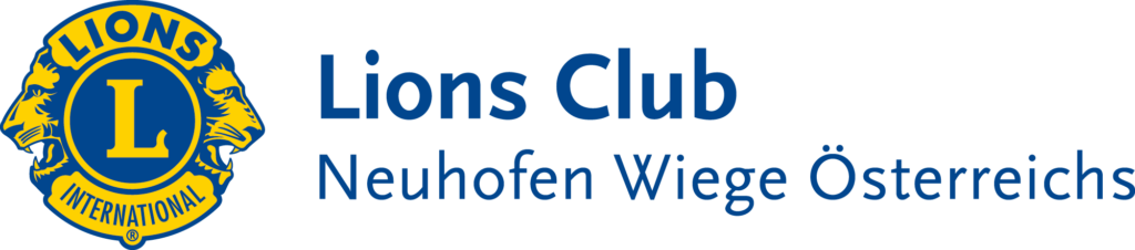 Lions Club Neuhofen Wiege Österreichs Logo quer
