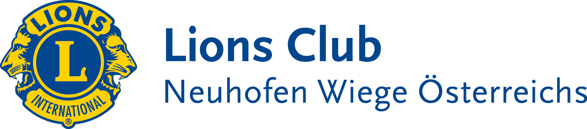 Lions Club Neuhofen Wiege Österreichs Logo quer